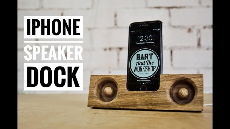 DIY Iphone speaker dock (TUTORIAL)