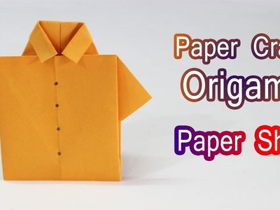 DIY Origami Shirt - How to make Paper Shirt - Shirt in Paper - Kids Crafts - Paper Craft Tutorials