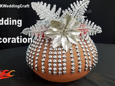 DIY Pot or Matki Decoration for Wedding | JK Wedding Craft 1317