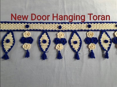 Door Hanging Toran from Woolen Handmade Toran Very Easy. Crochet  toran art
