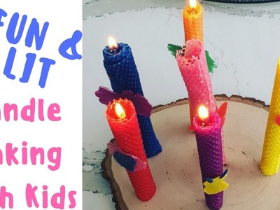 EASY CANDLE MAKING | KID APPROVED FUN CRAFT |