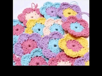 Easy crochet flower free patterns