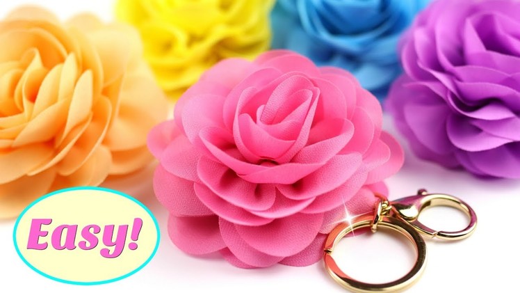 EASY Keychain DIY | Flower key chain | DIY Projects for Girls