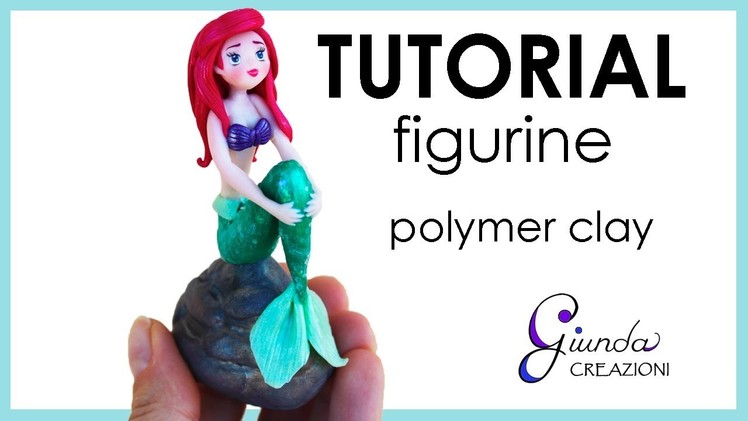 [ENG] DIY Ariel polymer clay figurine - Tutorial Ariel fimo