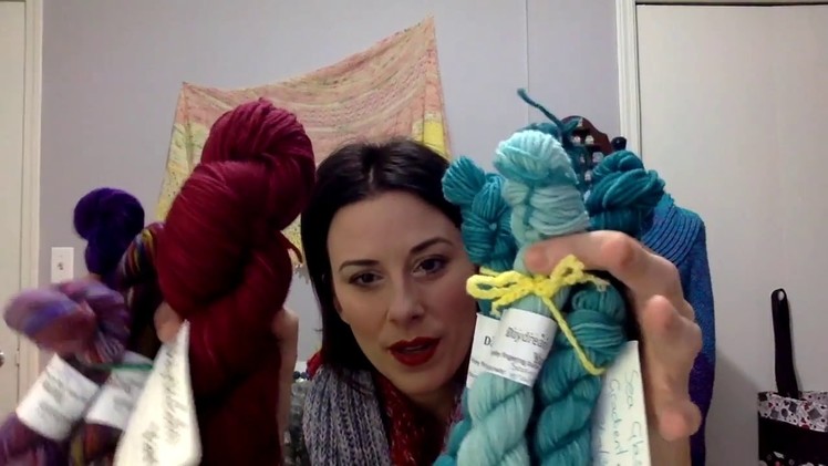 Fairy Little Knitting Podcast Episode 57 Three pairs of socks and two wraps.