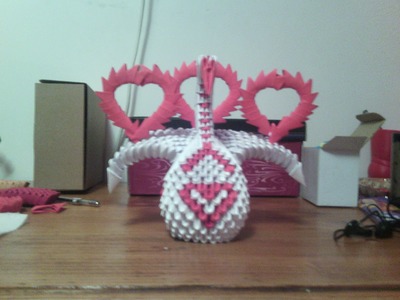 Heart swan (3D ORIGAMI)