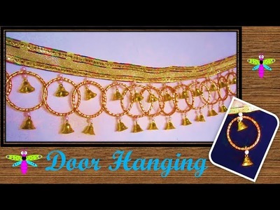 HM Door Hanging with waste bangles || How to make toran with old bangles | Toran
