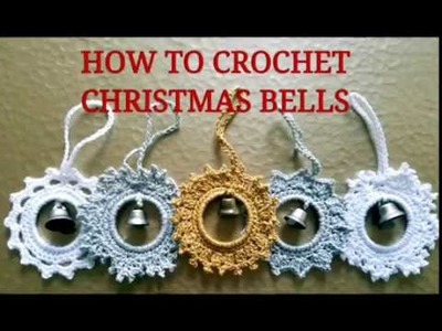 How to crochet Christmas bells ???? Part two - Golden Sun