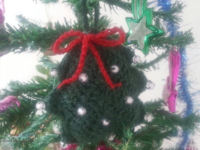 How to Crochet Christmas Tree Ornament