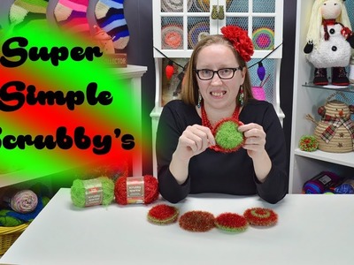 How to Crochet Super Simple Scrubby's for Christmas