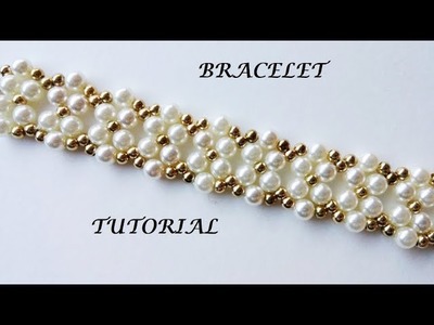 How to diy elegant bracelet with pearls