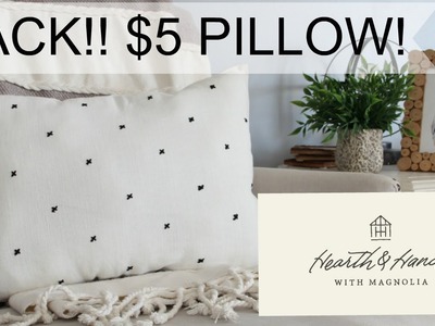 How to get a Hearth & Hand Pillow for $5!!! DIY Hearth and Hand Magnolia Pillow!