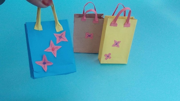 How to make a mini shopping bag