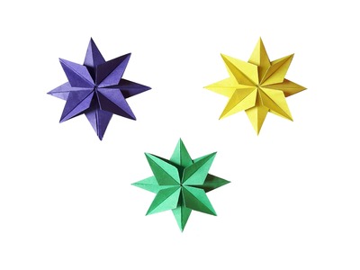 How to make a Paper Christmas Star?