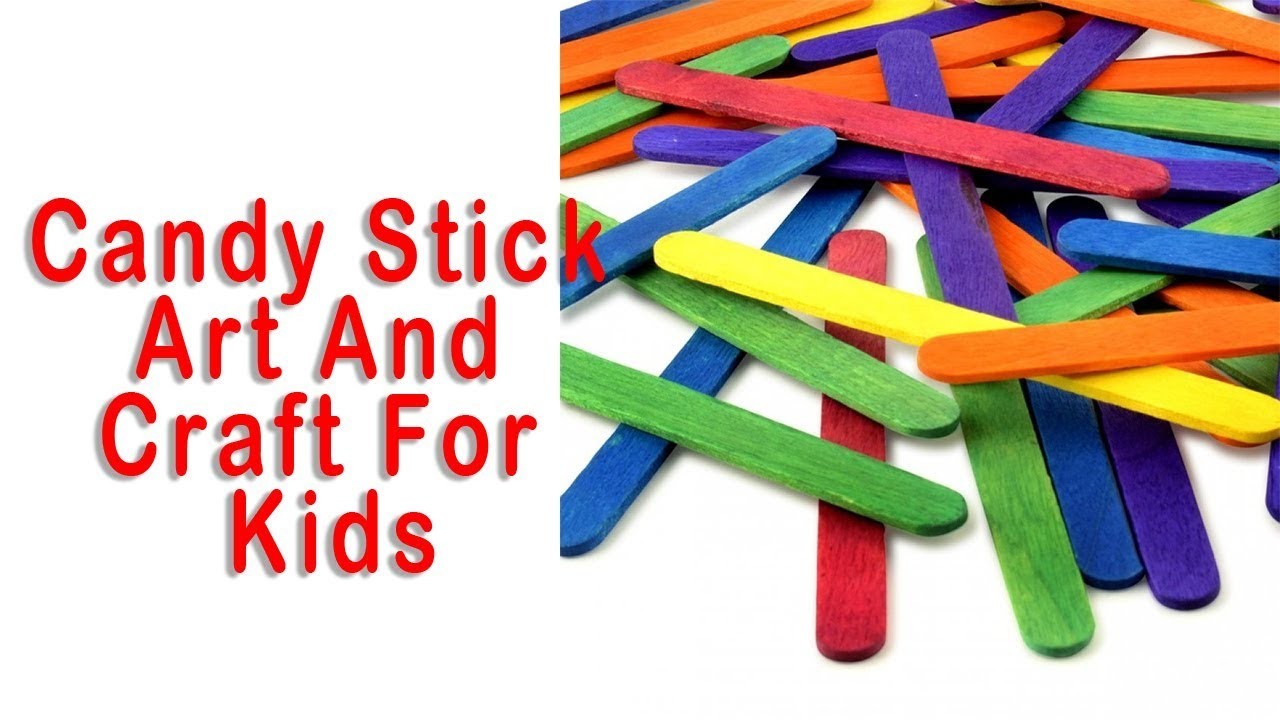 How TO Make Candy Stick Craft ,Simple Tricks Idea For Kids
