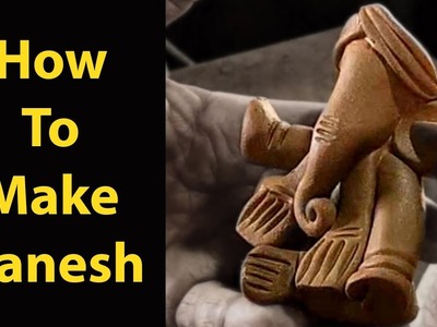 How to make Ganesh. Ganesh Craft. Clay Art. Making Gansha. Clay Gansha