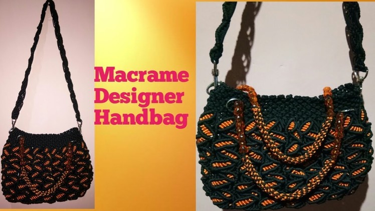 How to make Macrame Designer Handbag