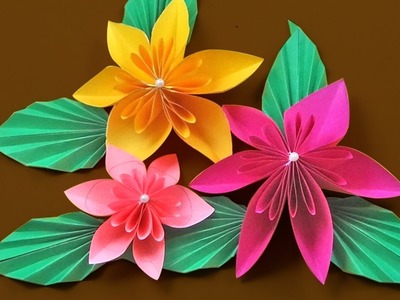 How to Make Paper Flowers | DIY Origami Flower Tutorial