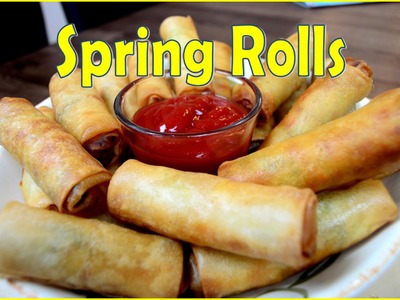 How to make Spring Rolls at home | Indian Cooking Recipes | Ramadan Recipes | Cook with Anisa