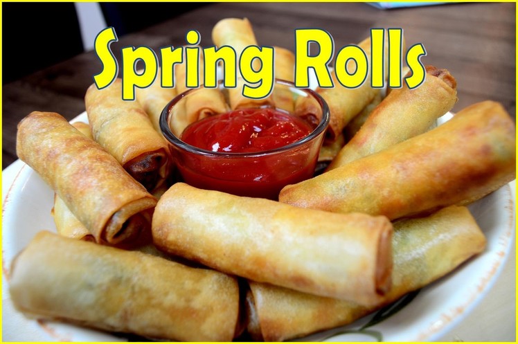 How to make Spring Rolls at home | Indian Cooking Recipes | Ramadan Recipes | Cook with Anisa