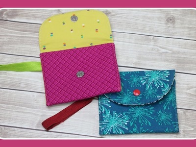 How to Sew a Snappy Wristlet with the Crafty Gemini