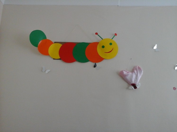 Kids room decoration ideas how to make a Caterpillar Diy