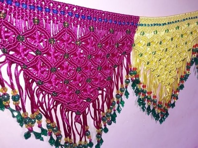 Macrame toran patterns