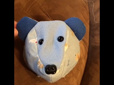 Memory bear being made