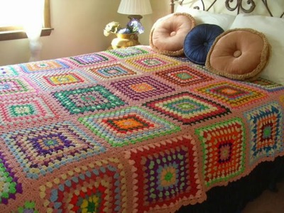 Most beautiful crochet bed sheet design collection 2017.