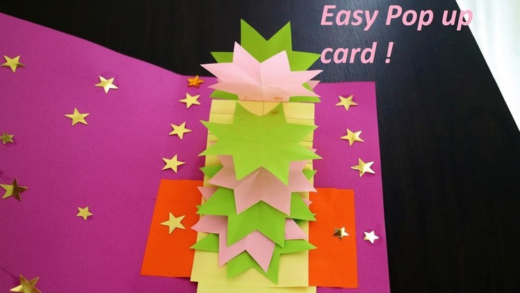 New year DIY 3D Secret Message pop up card- Very Easy