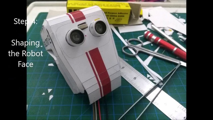 Paper Craft Arduino Robot Burn-E  (Part 1)