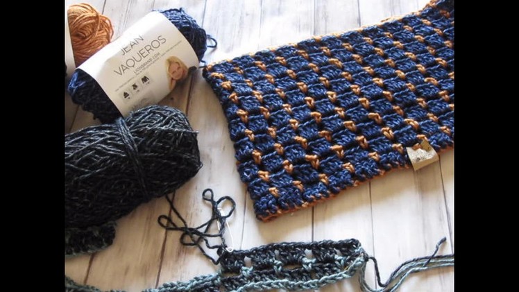 Pine Notes ~ Review on Jeans Yarn~New pattern "On the Go Cowl"