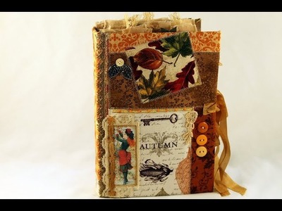 Quilted Autumn - a soft covered junk journal