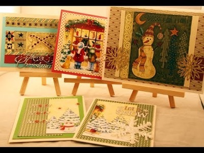 Recycled Christmas cards wk20