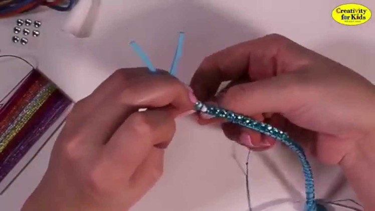 Rhinestone Wrap Bracelets by Creativity for Kids