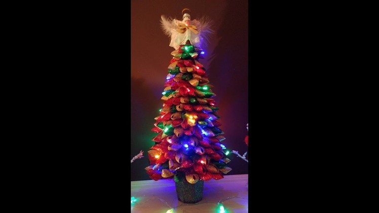 Ribbon Christmas Tree (Craft Along With Me)