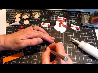 Snowman Punch Art tutorial