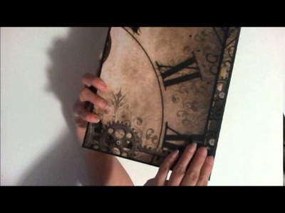 Steampunk Two Face Scrapbook Mini Album by Pattys Crafty Spot