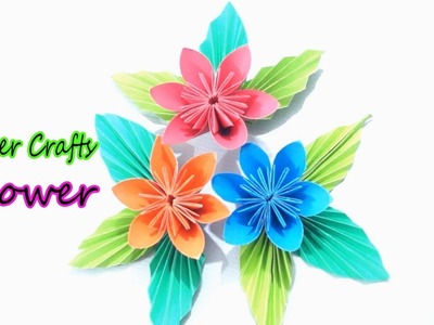 Tutorial to make a Kusudama Paper Flower | DIY-Paper Crafts Flower | Easy for children - Beginners