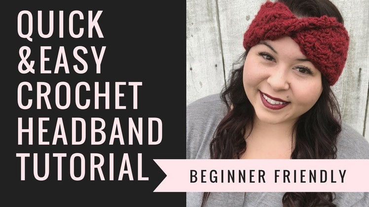 Twisted Crochet Headband Tutorial