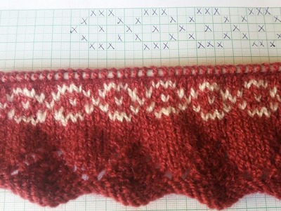 Two colour knitting design # 8