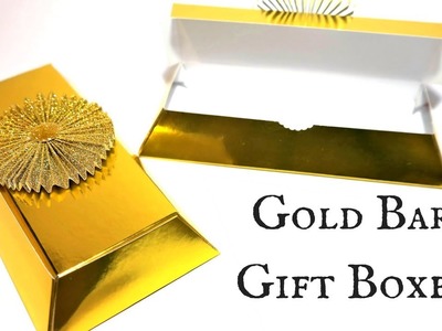 Unusual Gold Bar.Ingot Gift Boxes | Video Tutorial