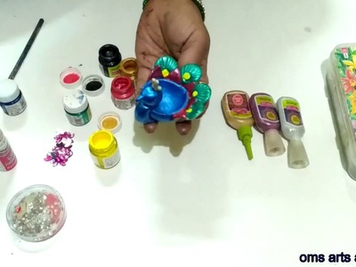 WASTE TO BEST | Make PEACOCK with DIYA || OMS arts and crafts