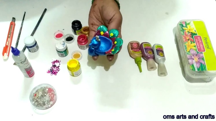 WASTE TO BEST | Make PEACOCK with DIYA || OMS arts and crafts