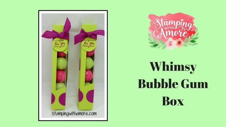 Whimsy Bubble Gum Treat Box