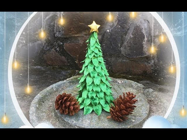 ABC TV | How To Make 3D Christmas Tree From Crepe Paper #1 - Craft Tutorial