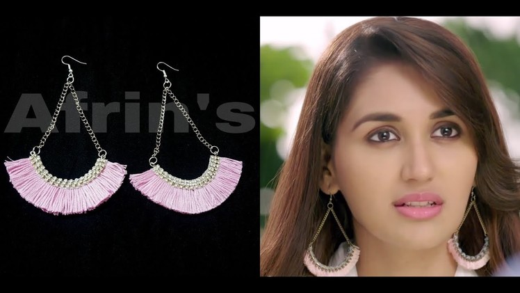 Anchal(Nikita Dutta) Inspired Earrings Tutorial.How to make Tassels earrings at home
