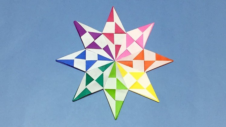 Awesome Origami Star | How to Make a Paper Diamond Star for Christmas Decoration