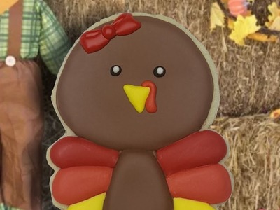 Baby Turkey Thanksgiving Sugar Cookie (How to)