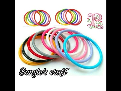 Bangle Recycle ideas || How to reuse old bangle || Bangles craft